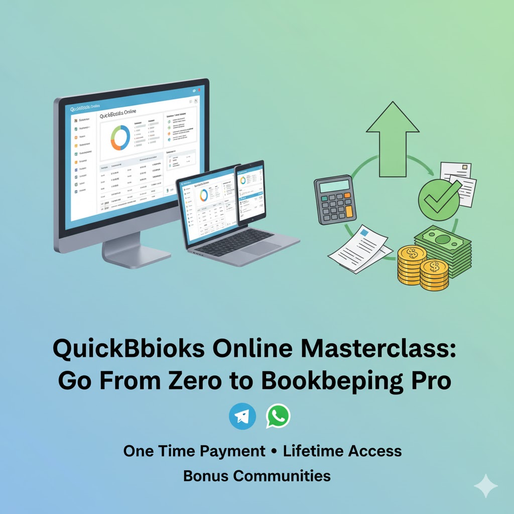 Quickbooks Online Masterclass: Go From Zero to Bookkeeping Pro