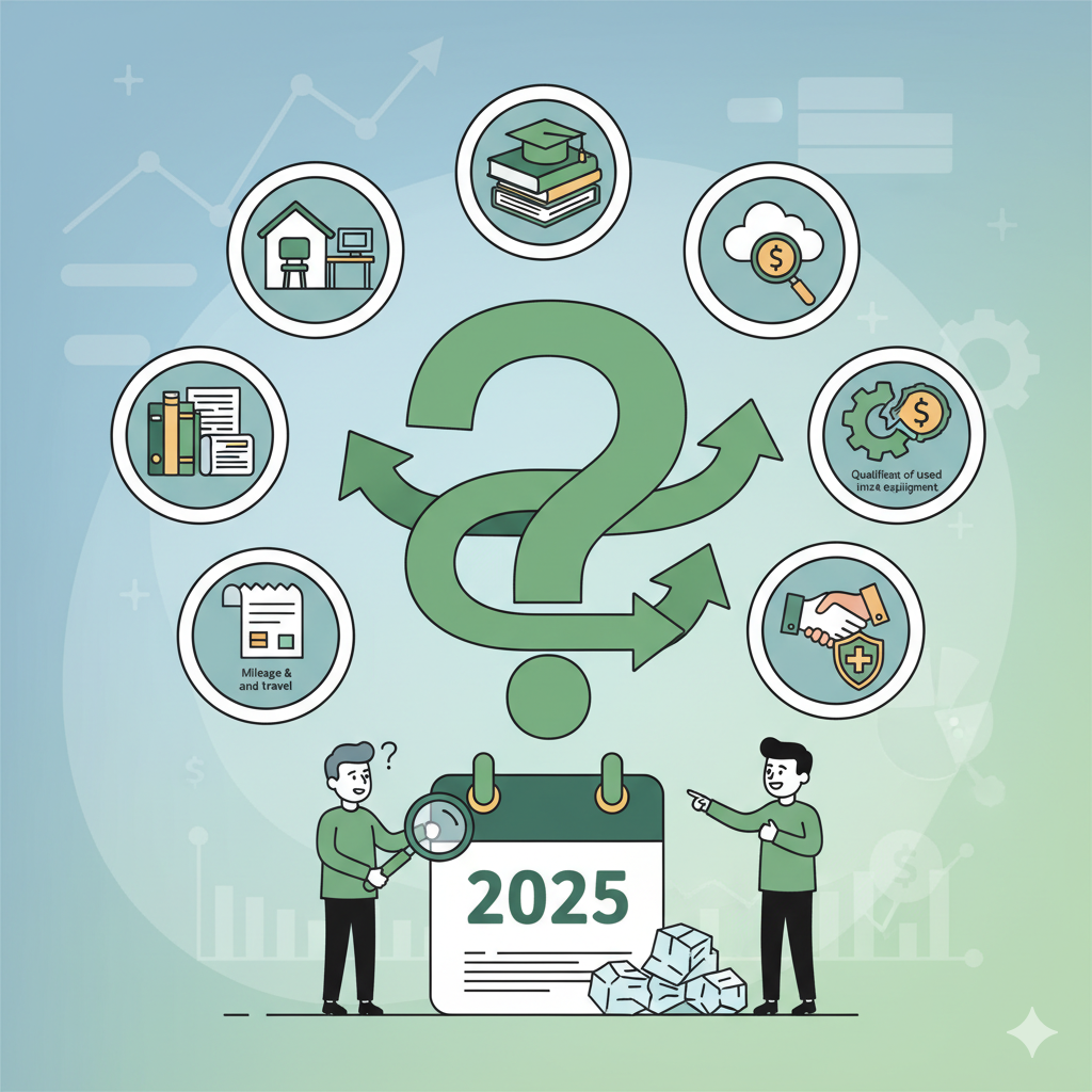 an illustration depicting 7 Tax Deductions Most Small Business Owners Completely Miss in 2025